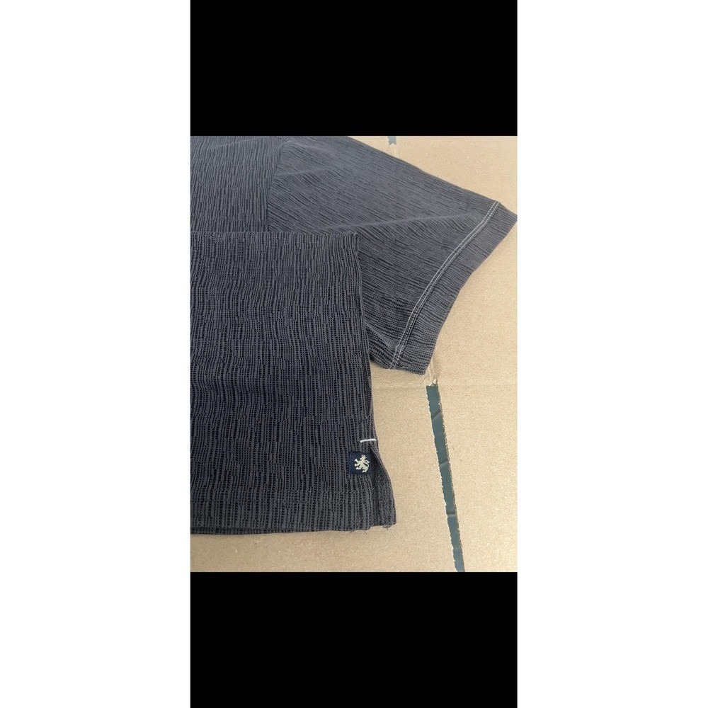 Nat Nast Black Polo Shirt Size L Short Sleeve Modal Polyester Blend Adult - Picture 5 of 11